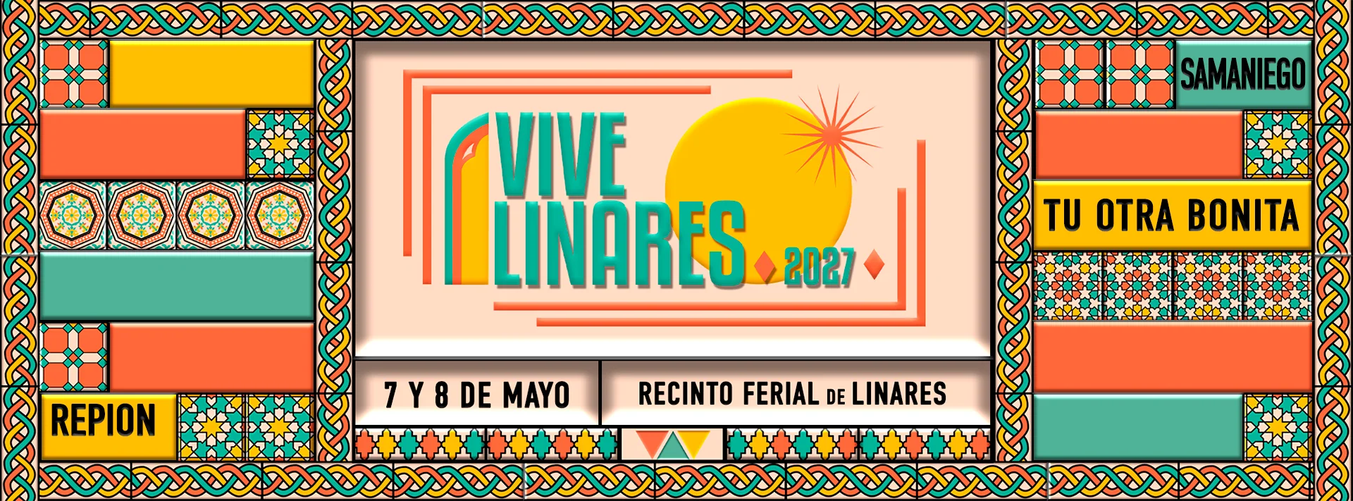 Vive Linares 2027 — 7 y 8 de mayo, Recinto Ferial de Linares