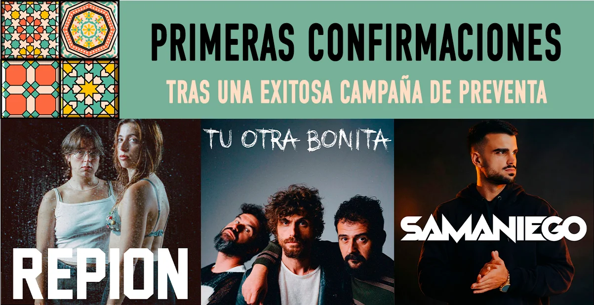 Nota de prensa: primeras confirmaciones tras la preventa de abonos